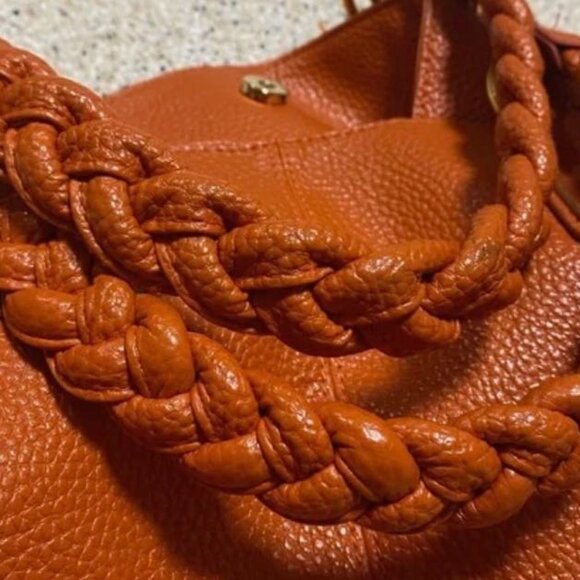 SUPER DEAL!  Aldo Orange Tote/Hobo/Satchel Handbag - Picture 2 of 10
